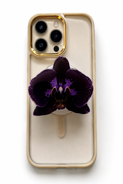 Moth Orchid Phone Grip - Purple
