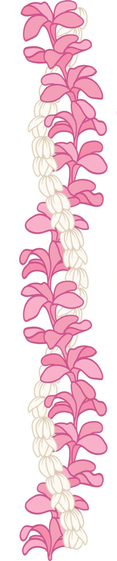 Plumeria & Pīkake Lei Sticker – Star Halo Holographic