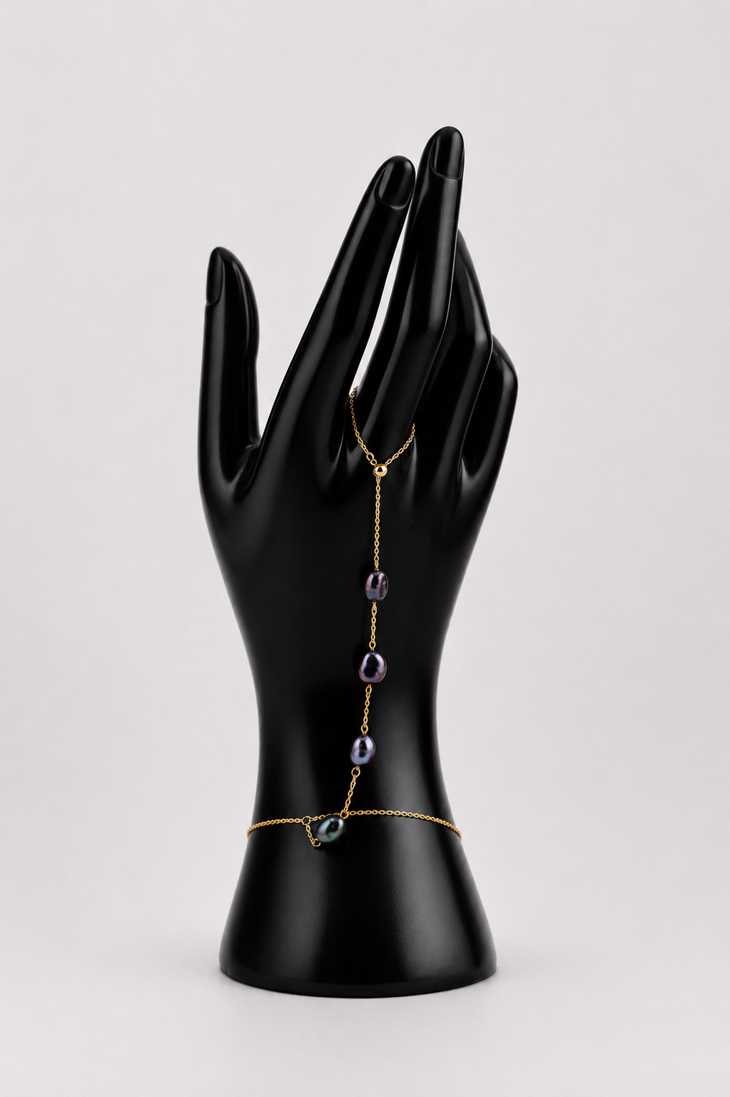 Twilight Tide Hand Chain - 14K PVD Gold