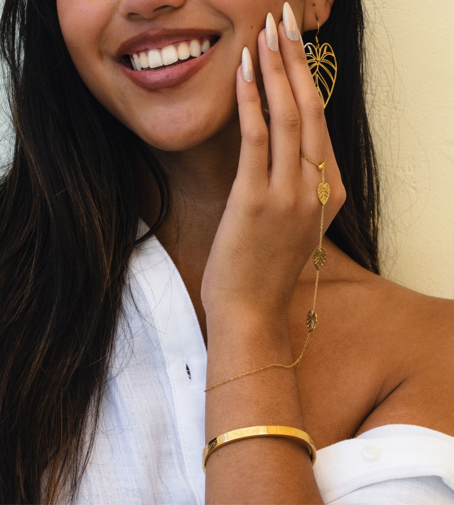 Kalo Hand Chain - 14K PVD Gold