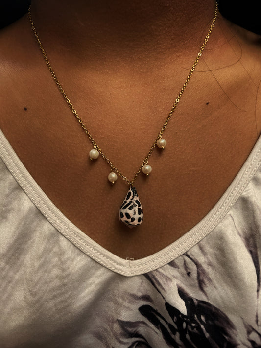 Hebrew Drop Necklace