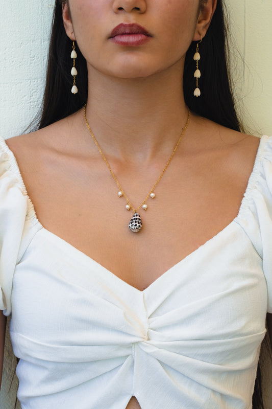 Hebrew Drop Necklace