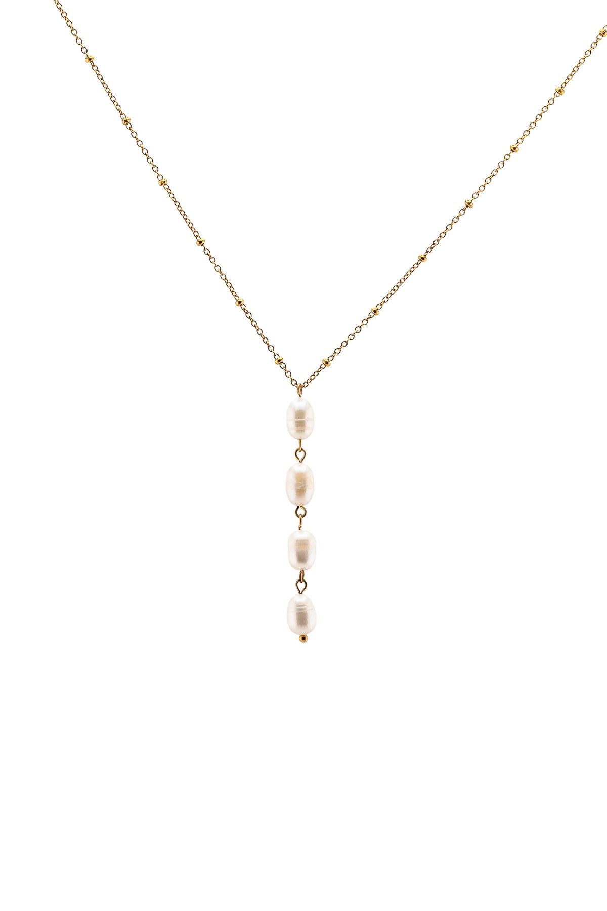 Hinahina Pearl Drop Necklace (N12)