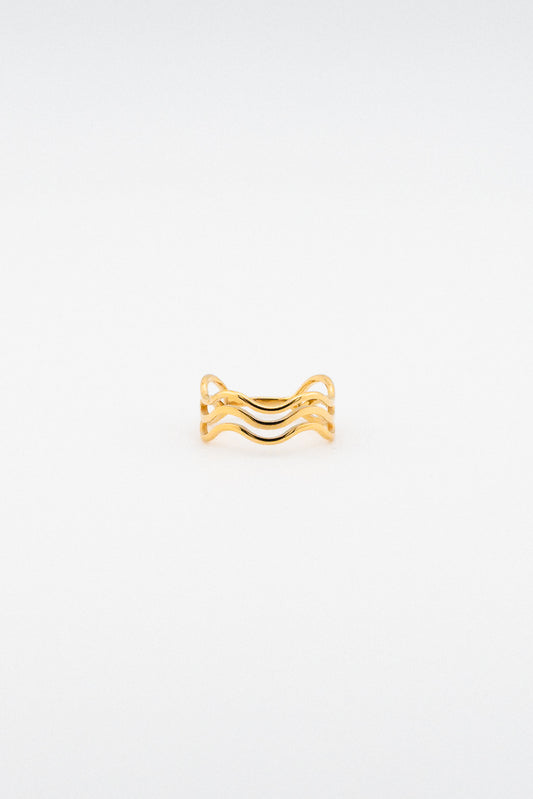 Golden Current Ring