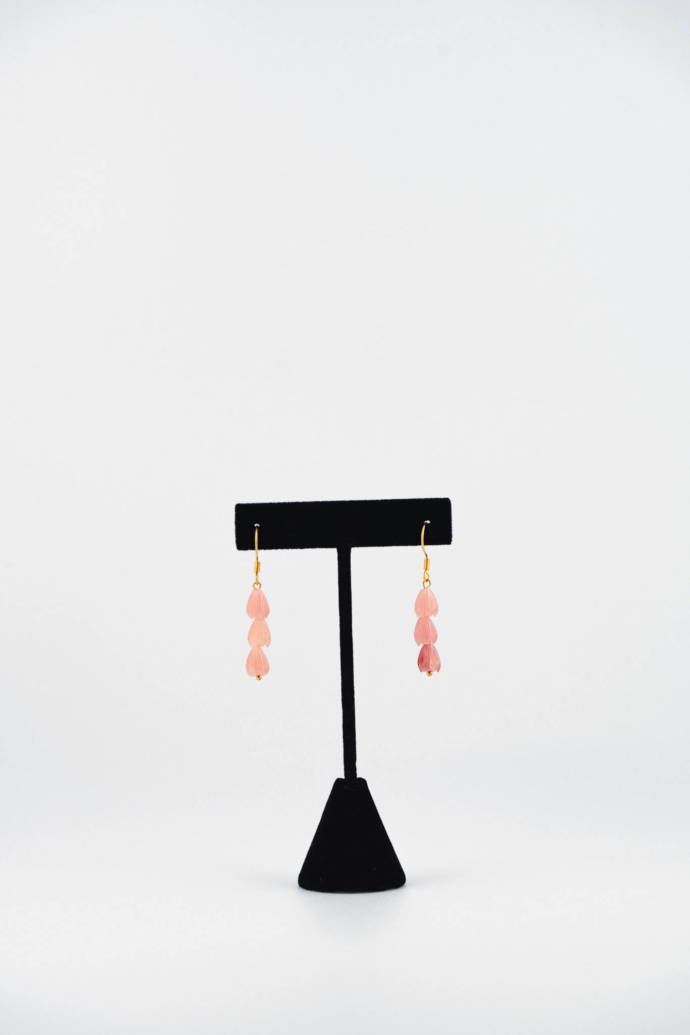 Pikake Lei Earrings – Pink Floral Drops