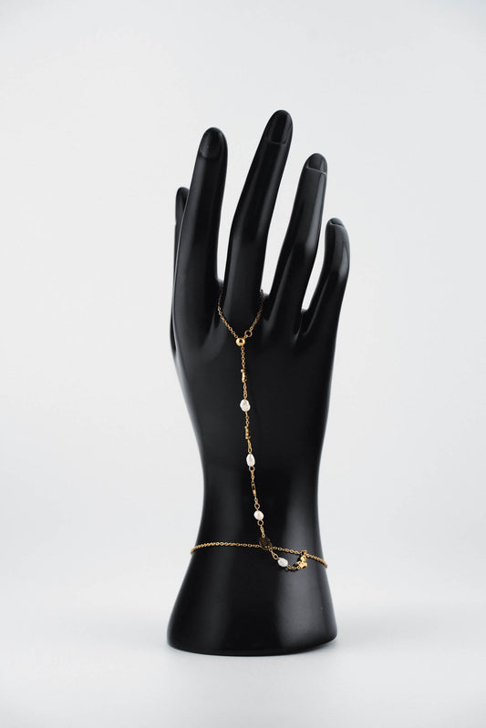 ALOHA Hand Chain - 14K PVD Gold