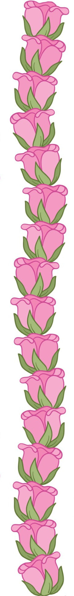 Rose Lei Sticker Strand